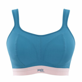 PS7341BTPK Podprsenka PANACHE SPORTS NON-WIRED BRA TEAL/PINK