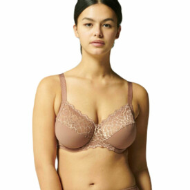 SP12A320775CBN Podprsenka SIMONE PÉRÈLE CARESSE FULLCUP SUPPORT BRA COCO BROWN