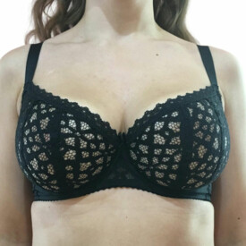 CX901215BLK Podprsenka COMEXIM TARA SOFT HALF CUP LACE BLACK