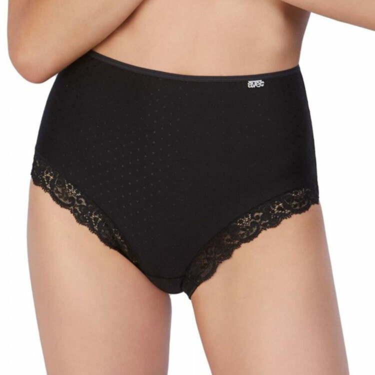 AV21548BLK Kalhotky AVET HIGH WAIST 31548 BLACK