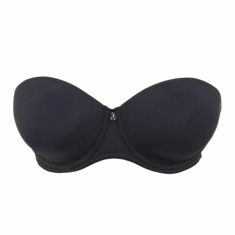 PD0162349CHB Podprsenka PRIMADONNA PERLE PADDED BRA STRAPLESS CHARCOAL