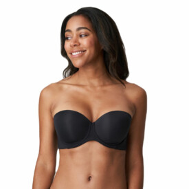 PD0263258CHB Podprsenka PRIMADONNA FIGURAS PADDED BRA STRAPLESS CHARCOAL