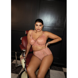 EL8081ASE Podprsenka ELOMI BRIANNA UW PADDED HALF CUP BRA ASH ROSE