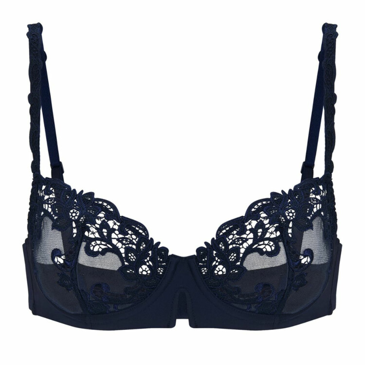 SP15C330589EBE Podprsenka SIMONE PÉRÈLE SAGA HALF CUP BRA ENDLESS BLUE