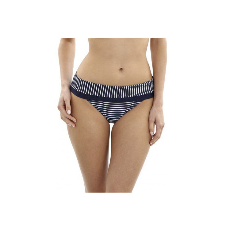 Plavky spodní díl PANACHE SWIM BRITT FOLD BRIEF NAVY/WHITE