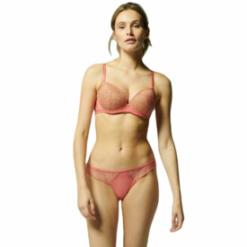 SP13Z340222PAA Podprsenka SIMONE PÉRÈLE REFLET PUSH UP BRA PAPAYA