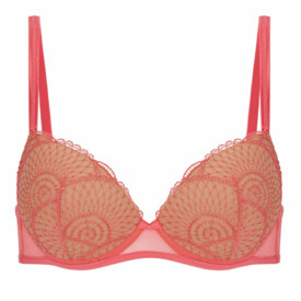 SP13Z340222PAA Podprsenka SIMONE PÉRÈLE REFLET PUSH UP BRA PAPAYA