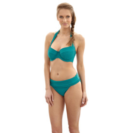 Plavky vrchní díl PANACHE SWIM VENICE HALTER BIKINI EMERALD