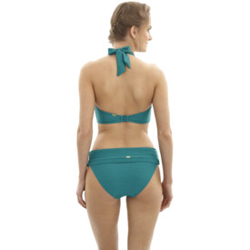 Plavky vrchní díl PANACHE SWIM VENICE HALTER BIKINI EMERALD