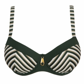 PD4009616MLC Plavky vrchní díl PRIMADONNA SWIM LA CONCHA PADDED BALCONY BIKINI TOP MALACHITE