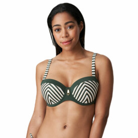 PD4009616MLC Plavky vrchní díl PRIMADONNA SWIM LA CONCHA PADDED BALCONY BIKINI TOP MALACHITE