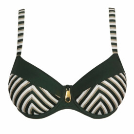 PD4009610MLC Plavky vrchní díl PRIMADONNA SWIM LA CONCHA FULL CUP BIKINI TOP MALACHITE