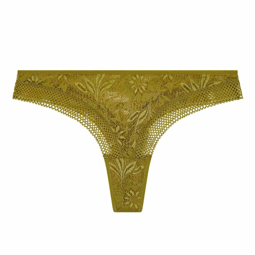Simone Perele Promesse Tanga Slip Donna In Pizzo Francese, Vita Media, Taglio Brasiliano