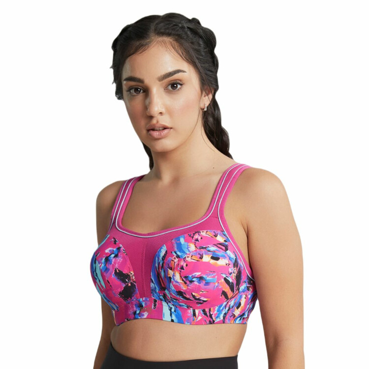 PS5021AAOD Podprsenka PANACHE SPORT WIRED BRA ABSTRACT ORCHID