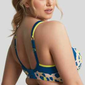 SC9441LAL Podprsenka SCULPTRESSE SPORTS NON PADDED WIRED BRA LIME ANIMAL