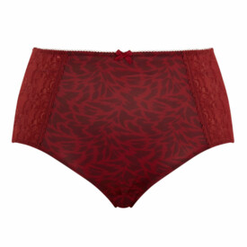 SC7692RAL Kalhotky SCULPTRESSE CHI CHI HIGH WAIST BRIEF RED ANIMAL