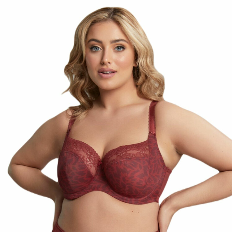 SC7695RAL  Podprsenka SCULPTRESSE CHI CHI BALCONNET BRA RED ANIMAL