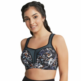 PS5021BIST Podprsenka PANACHE SPORT WIRED BRA INK SPLAT