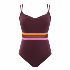 SW1385MUY Plavky jednodílné PANACHE SWIM KIRA ACTIVE SWIMSUIT MULBERRY