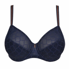 PD0141960SAF Podprsenka PRIMADONNA TWIST CHRYSO FULL CUP BRA SAPPHIRE BLUE