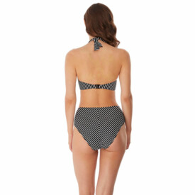 AS6795BLK Plavky SPODNÍ DÍL FREYA SWIM BEACH HUT WAIST LEG BIKINI BRIEF BLACK