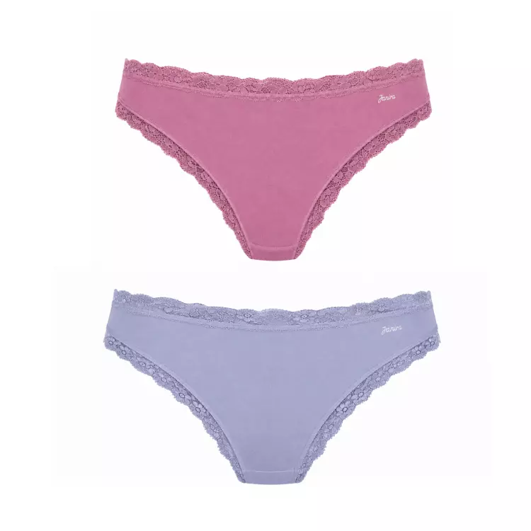 JANIRA FRESH COTTON LACE 36812 P2 BRISLIP BLUE PINK