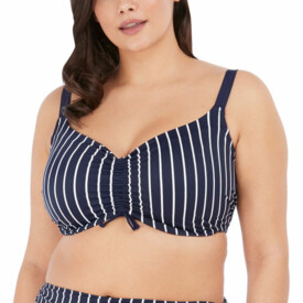 ES7276MST Plavky vrchní díl ELOMI SWIM PLAIN SAILING UW BIKINI TOP MIDNIGHT STRIPE