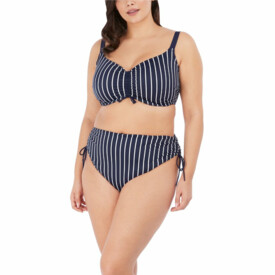 ES7277MST Plavky spodní díl ELOMI SWIM PLAIN SAILING ADJUSTABLE BIKINI MIDNIGHT STRIPE