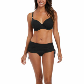 FS6353BLK Plavky vrchní díl FANTASIE SWIM OTTAWA UW MOULDED GATHERED BIKINI TOP BLACK