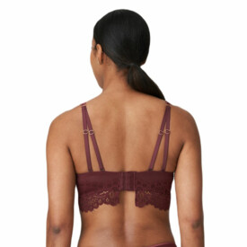 PD0141886MRL Podprsenka PRIMADONNA TWIST FIRST NIGHT PLUNGE LONGLINE BRA MERLOT