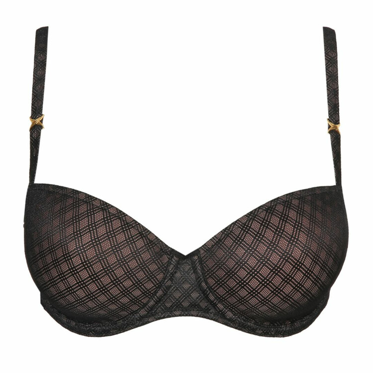 MJ0122249ZWA Podprsenka MARIE JO L'AVENTURE CHANNING PADDED BRA BALCONY BLACK