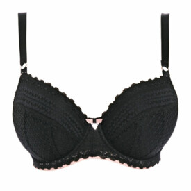 AA5133NOR Podprsenka FREYA DAISY LACE UW PADDE HALF CUP BRA NOIR