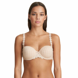 MJ0200413CAL Podprsenka MARIE JO AVERO PADDED BRA STRAPLESS CAFFÉ LATTE