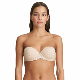MJ0200413CAL Podprsenka MARIE JO AVERO PADDED BRA STRAPLESS CAFFÉ LATTE