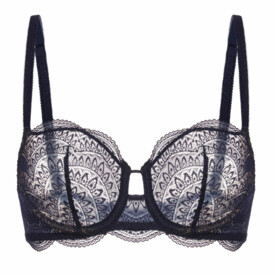 SP12V330562MIT Podprsenka SIMONE PÉRÈLE KARMA HALFCUP BRA MIDNIGHT