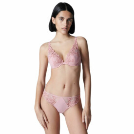 SP15C347347VPK Podprsenka SIMONE PÉRÈLE SAGA PUSH UP BRA VERONA PINK