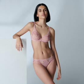 SP15C319347VPK Podprsenka SIMONE PÉRÈLE SAGA PLUNGE FULL CUP BRA VERONA PINK