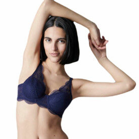 SP12V343562MIT Podprsenka SIMONE PÉRÈLE KARMA 3D SPACER MOULDED PADDED BRA MIDNIGHT