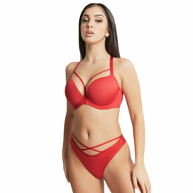 CL10592SCT Kalhotky CLEO FAITH AMOUR BRAZILIAN SCARLET