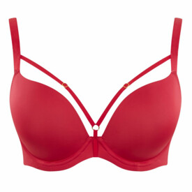 CL10596SCT Podprsenka CLEO FAITH AMOUR MOULDED BRA SCARLET