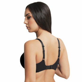 CL10666NOR Podprsenka CLEO FAITH MOULDED PLUNGE BRA NOIR