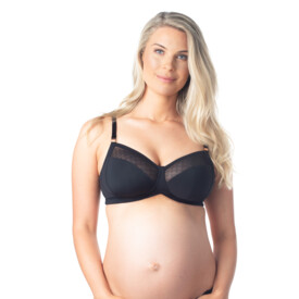 Podprsenka HOTMILK LUNAR ECLIPSE NURSING FULL CUP WIREFREE BRA BLACK