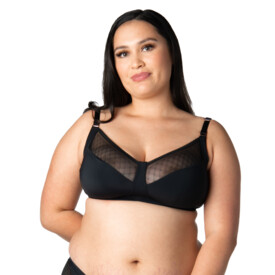 Podprsenka HOTMILK LUNAR ECLIPSE NURSING FULL CUP WIREFREE BRA BLACK