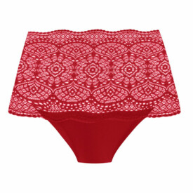 FL2330RED Kalhotky FANTASIE LACE EASE INVISIBLE STRETCH FULL BRIEF RED