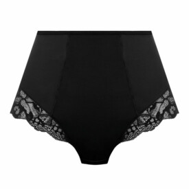 FL101852BLK Kalhotky FANTASIE REFLECT HIGH WAIST BRIEF BLACK