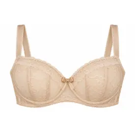 Podprsenka COMEXIM LACE HALFCUP ROSE NUDE