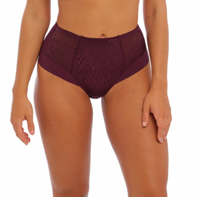 FL6918MUY Kalhotky FANTASIE ENVISAGE HIGH WAIST BRIEF MULBERRY