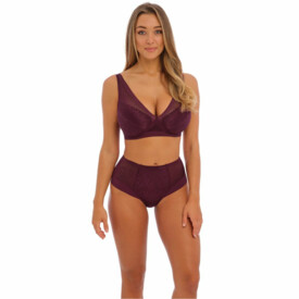 FL6918MUY Kalhotky FANTASIE ENVISAGE HIGH WAIST BRIEF MULBERRY