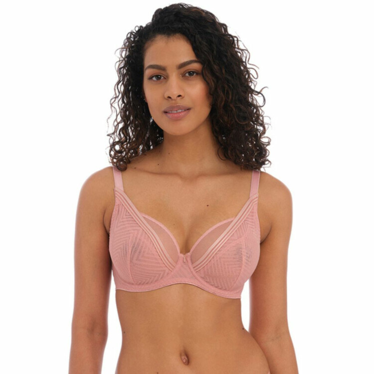 AA401121ASE Podprsenka FREYA TAILORED UW HIGH APEX PLUNGE BRA ASH ROSE