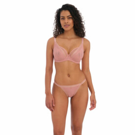 AA401121ASE Podprsenka FREYA TAILORED UW HIGH APEX PLUNGE BRA ASH ROSE